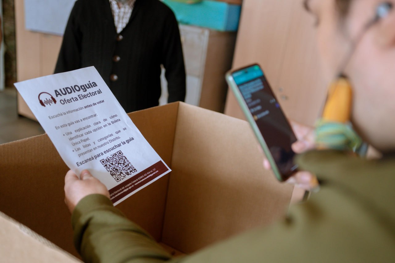 Voto accesible para una democracia más inclusiva en la provincia