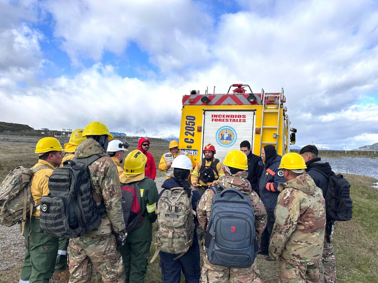 Se desarrolló una capacitación para combatientes de incendios