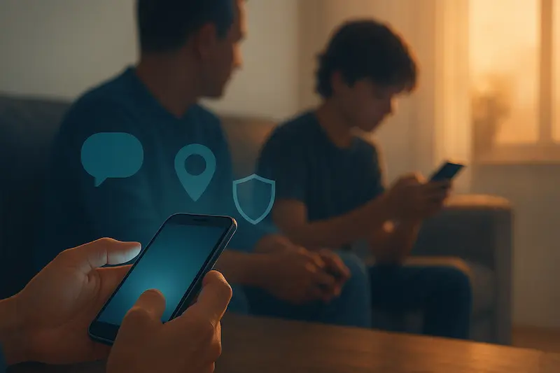 Control parental responsable: qué supervisar en mensajes, redes y ubicaciones