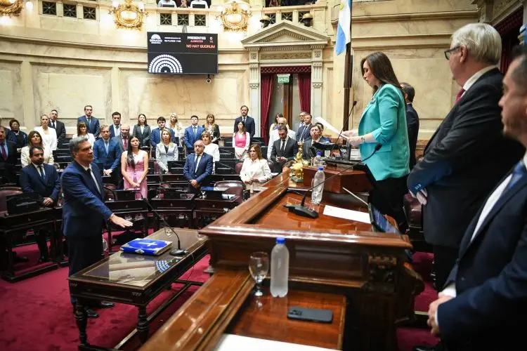 Juraron 23 de los 24 senadores electos el 26 de octubre
