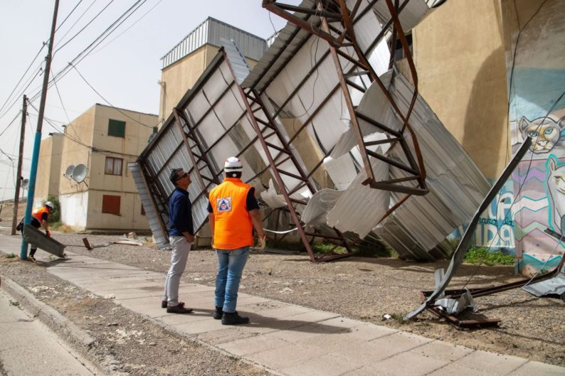 Chubut y Santa Cruz azotadas por el viento: ráfagas de hasta 240km/h en zonas altas