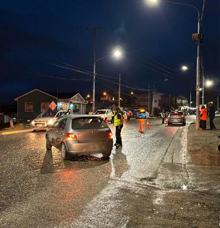 Incautaron 17 vehículos durante la madrugada de Navidad en Ushuaia