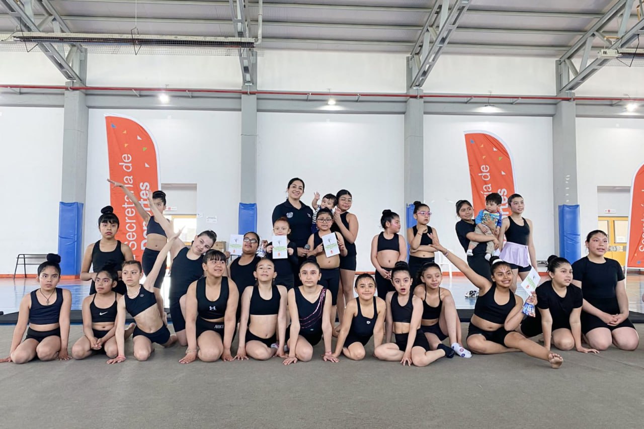 Realizaron la muestra de fin de año de Gimnasia Artística