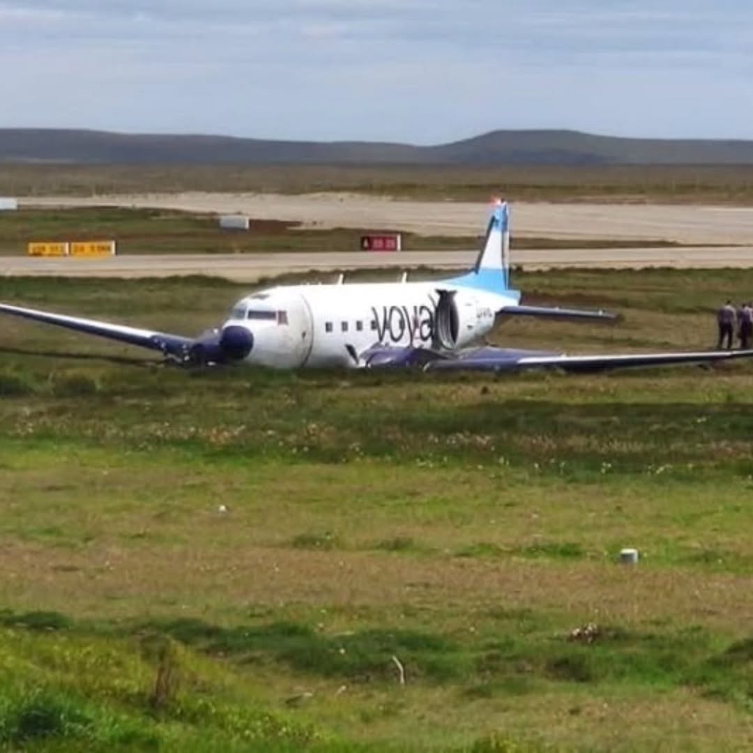 Avión de Mirgor se salió de pista durante un vuelo de entrenamiento en Río Grande
