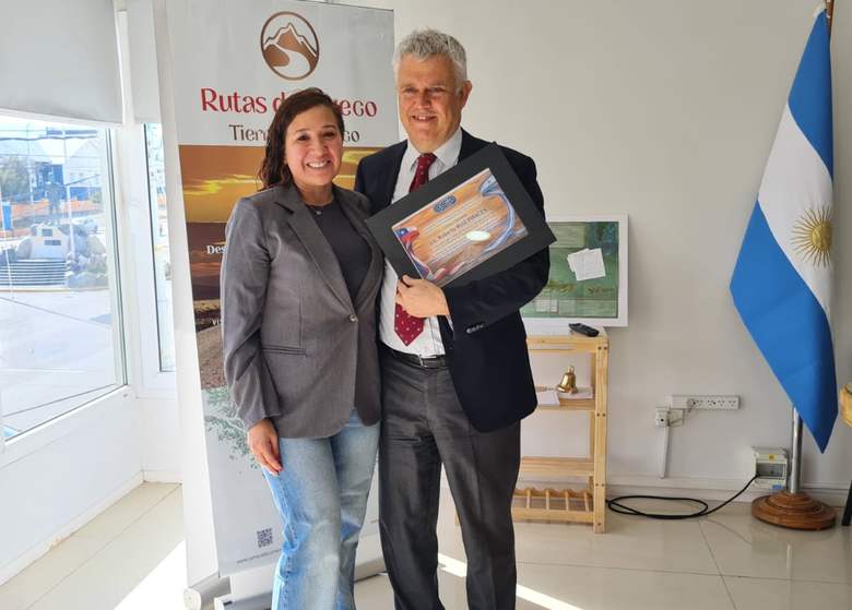 El Cónsul General de Chile se despidió de Río Grande