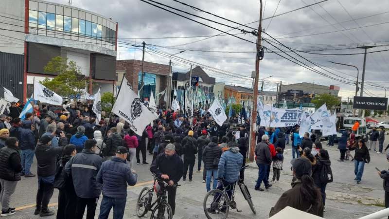 “No es modernización, es ajuste”: Río Grande se manifestó contra la reforma laboral