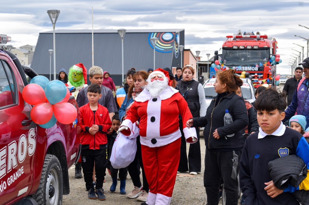 Papá Noel llegará a Río Grande, Ushuaia y Tolhuin