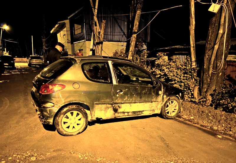 Manejaba completamente borracho, chocó y lo detuvieron