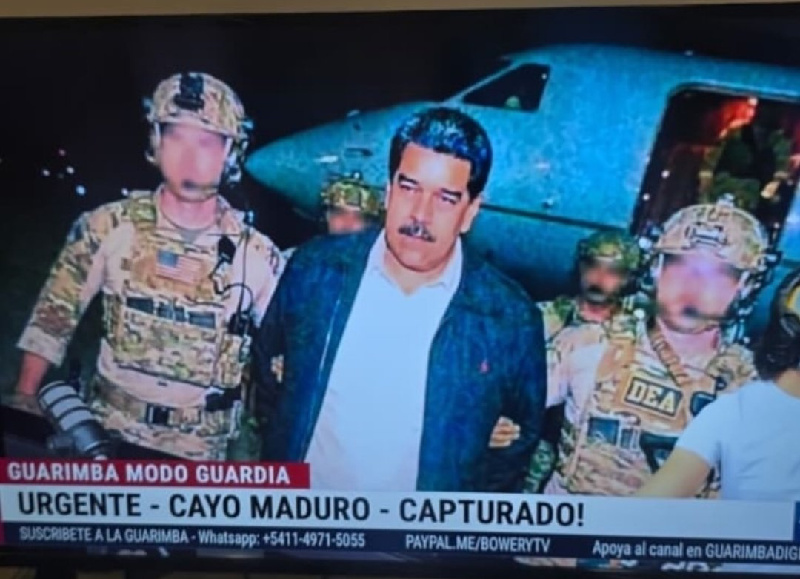 Donald Trump anunció que Estados Unidos capturó a Nicolás Maduro