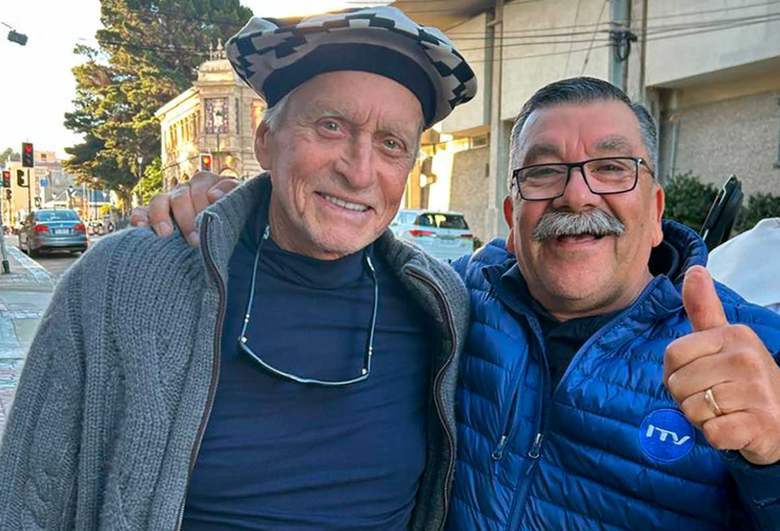 Dos estrellas de Holywood, de paso por Punta Arenas