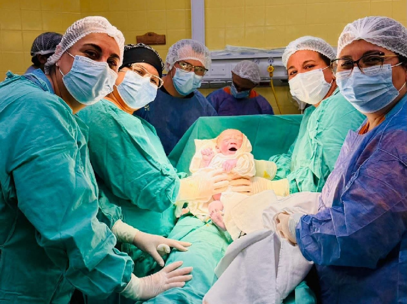 Nació en el Hospital el primer bebé riograndense del año