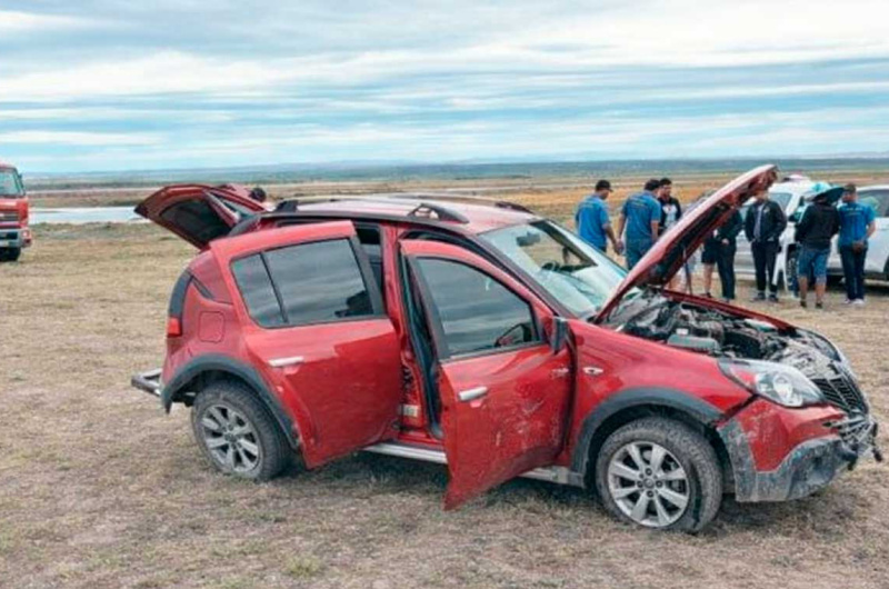 Violento vuelco en Onaisin: una familia de Río Grande hospitalizada