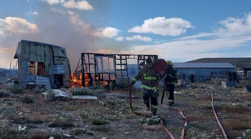 Un incendio destruyó por completo una vivienda