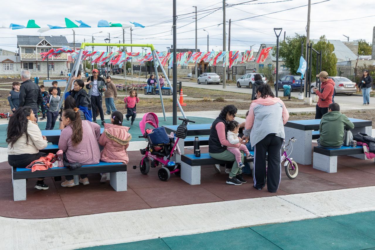 Inauguraron una nueva plaza en el B° Cabo Peña