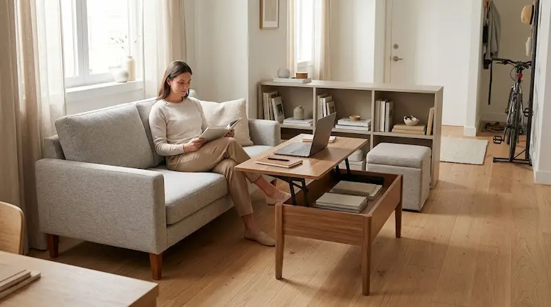 Muebles funcionales para espacios pequeños y cómo elegir bien el sofá