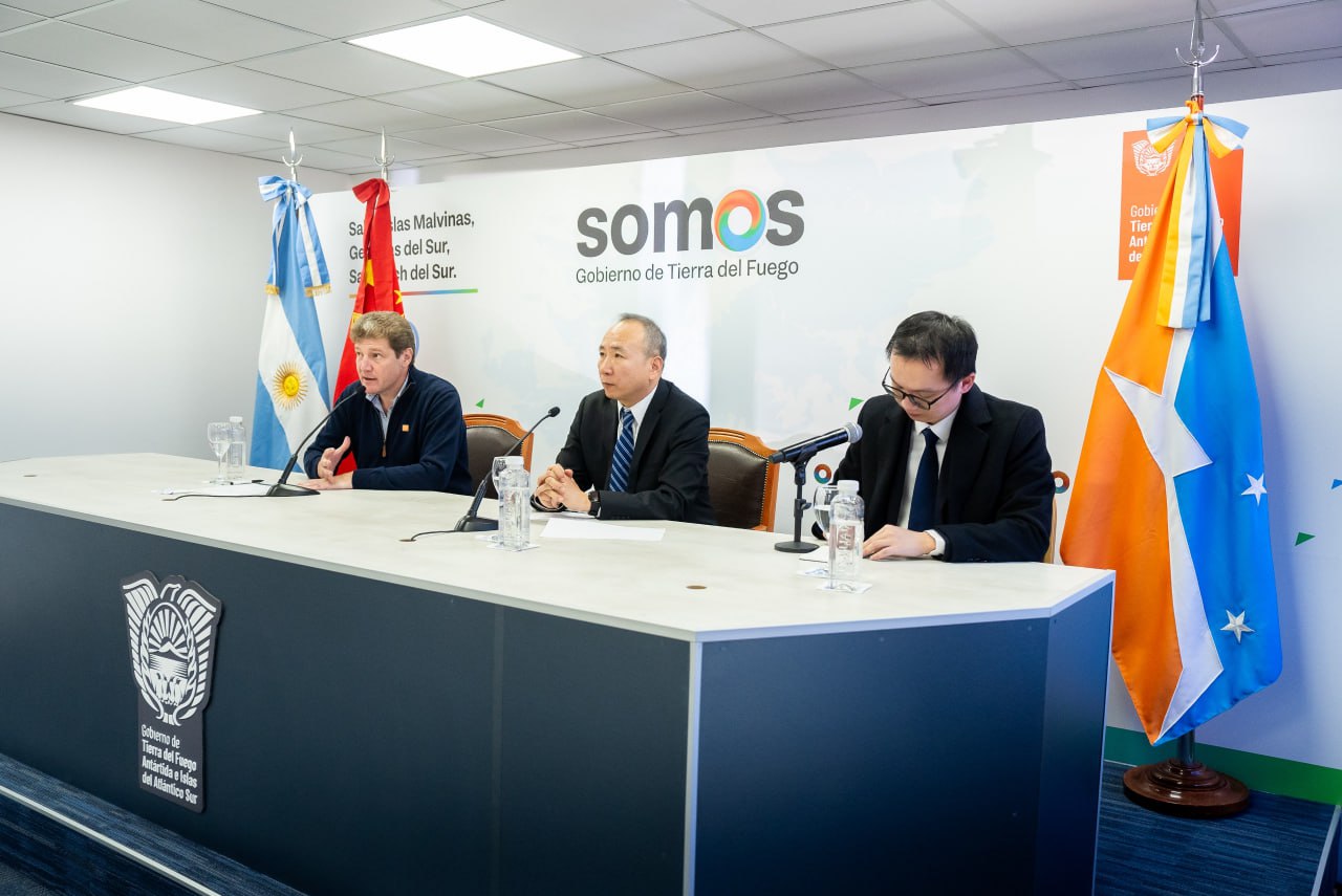 Melella presentó oportunidades de inversión a la comitiva de China