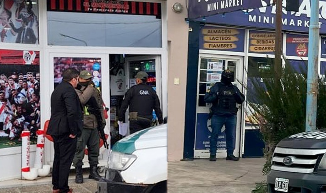 Fuerte despliegue federal con 12 allanamientos en la ciudad