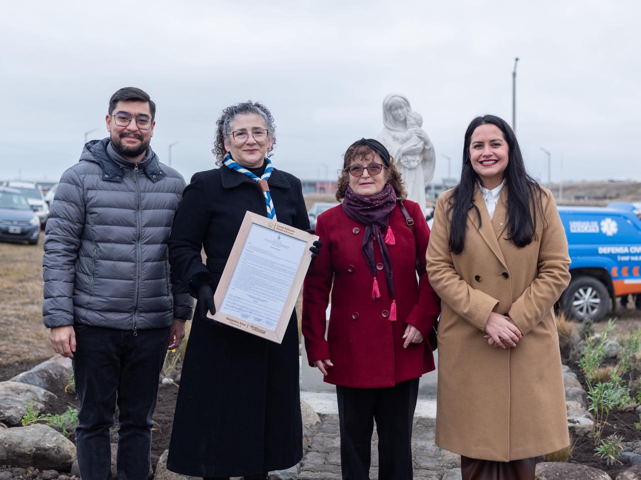Río Grande celebró la entronización de la Virgen de la Patagonia
