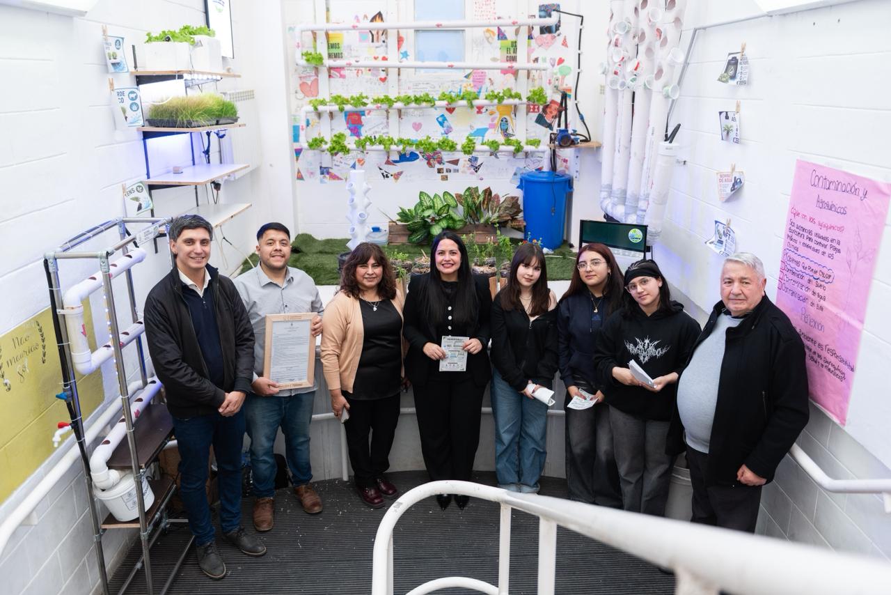 Proyecto de hidroponia en el Colegio Haspen