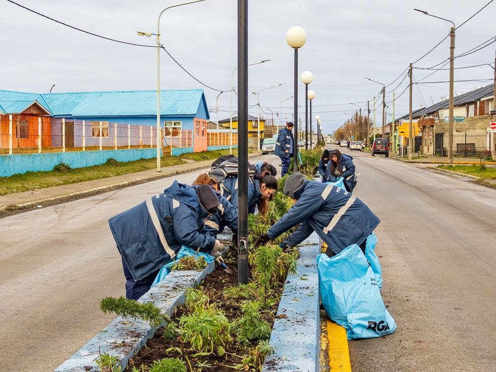 Avanzan las tareas de mejora urbana en distintos puntos