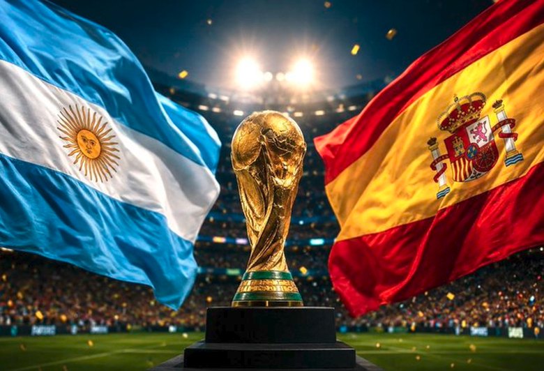 Con el corazón en la mano: Argentina frente a España, en la final del Mundial 2026