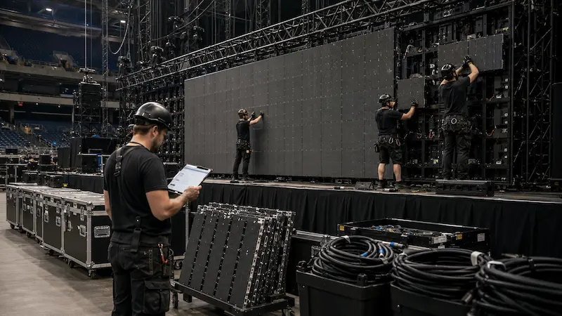 How to Plan LED Screens for a Touring Concert Without Slowing Load-In